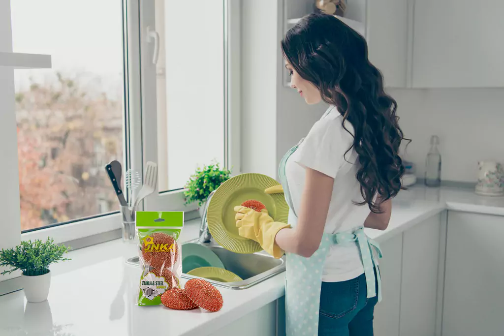 Kitchen Clean rézbevonatú hálós súroló